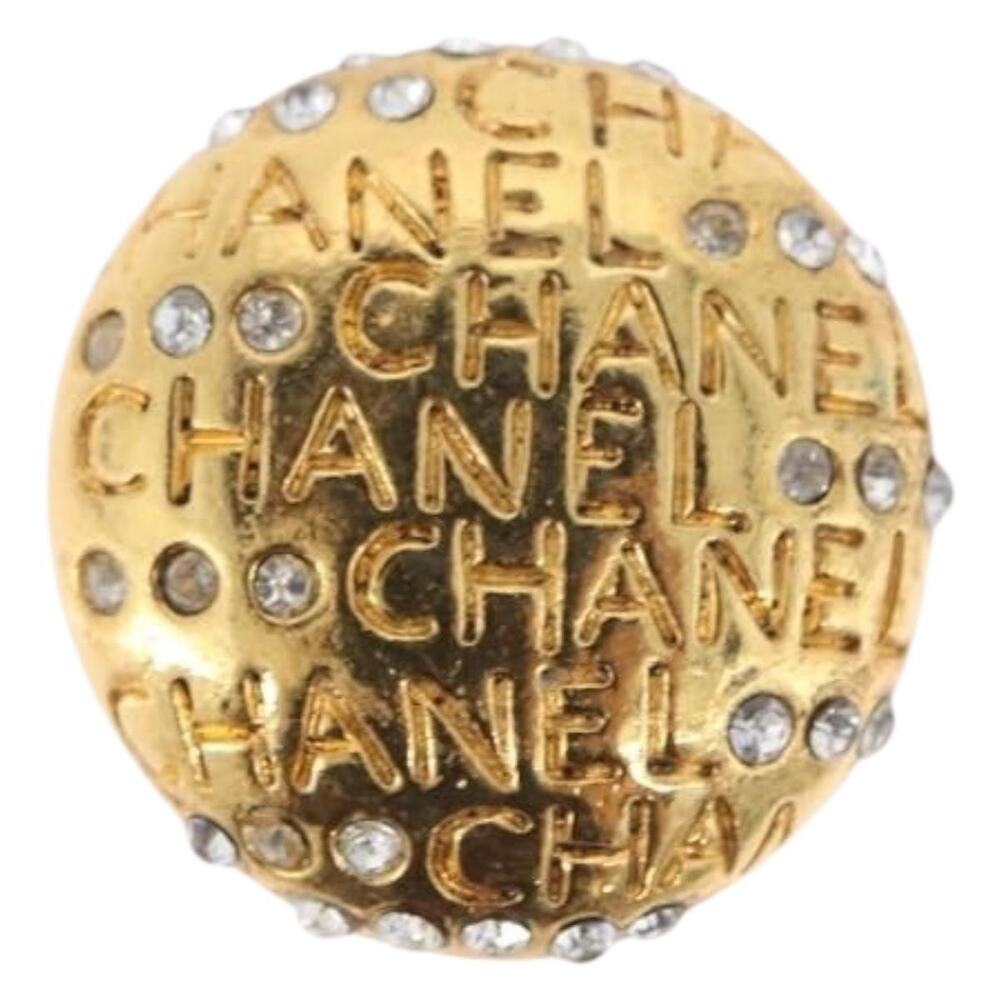 Chanel CC Rhinestone Earring - Picture 2 of 4
